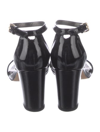 Stuart Weitzman Patent Leather Sandals