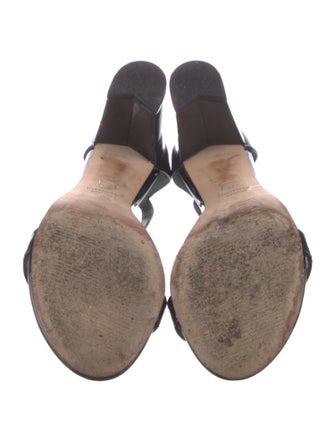 Stuart Weitzman Patent Leather Sandals