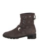 Stuart Weitzman Suede Moto Boots