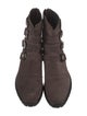 Stuart Weitzman Suede Moto Boots