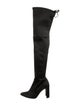 Stuart Weitzman Satin Boots