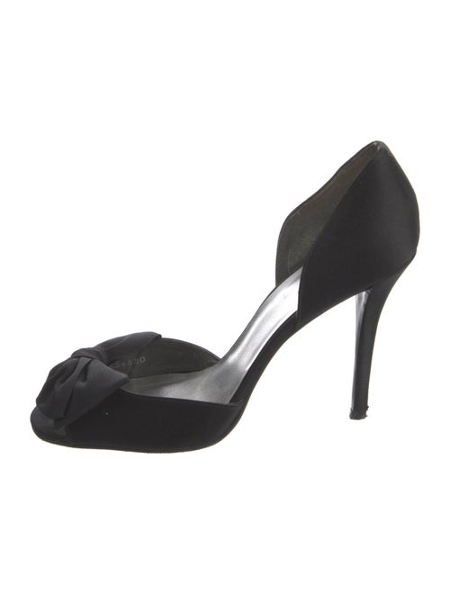 Stuart Weitzman Satin D'Orsay Pumps