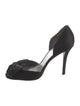 Stuart Weitzman Satin D'Orsay Pumps