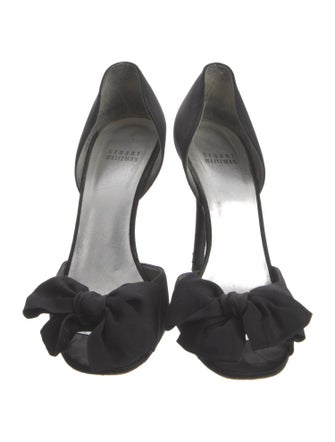Stuart Weitzman Satin D'Orsay Pumps