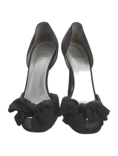 Stuart Weitzman Satin D'Orsay Pumps