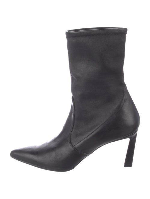 Stuart Weitzman Leather Sock Boots
