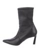 Stuart Weitzman Leather Sock Boots