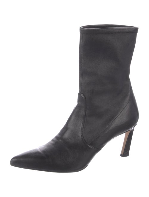 Stuart Weitzman Leather Sock Boots