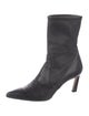 Stuart Weitzman Leather Sock Boots