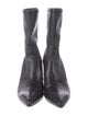 Stuart Weitzman Leather Sock Boots
