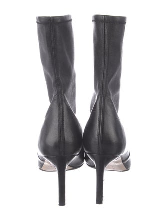 Stuart Weitzman Leather Sock Boots