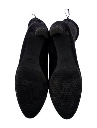 Stuart Weitzman Suede Lace-Up Boots