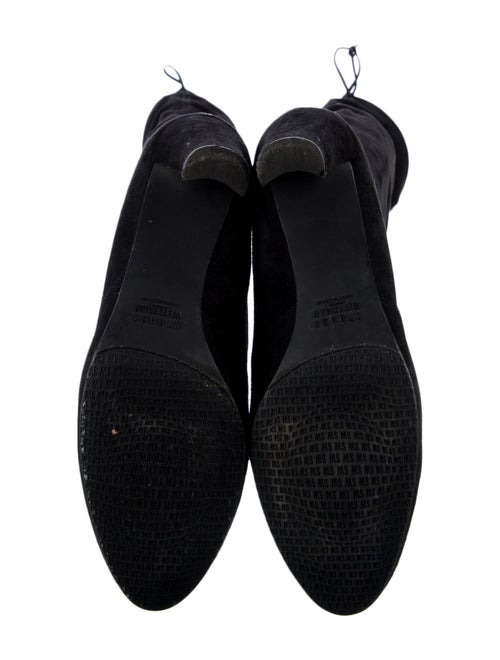 Stuart Weitzman Suede Lace-Up Boots