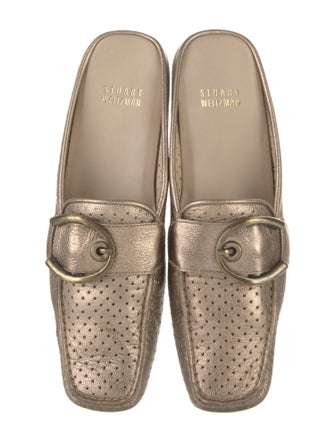 Stuart Weitzman Leather Mules