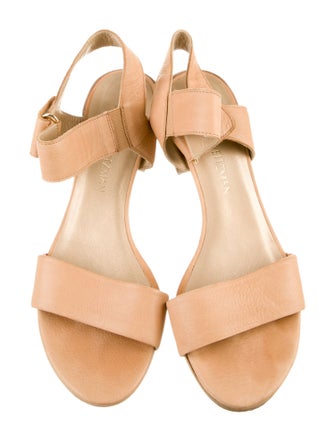 Stuart Weitzman Leather Slingback Sandals