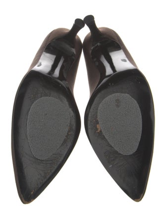 Stuart Weitzman Satin Crystal Embellishments Pumps