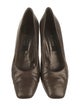 Stuart Weitzman Embossed Leather Pumps