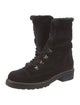 Stuart Weitzman Suede Combat Boots