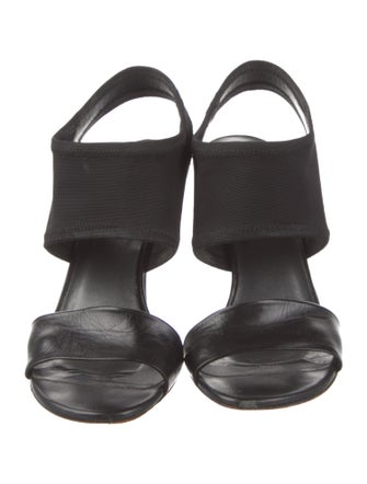 Stuart Weitzman Leather Slingback Sandals