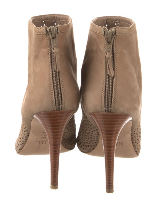 Stuart Weitzman Suede Lasercut Accents Boots