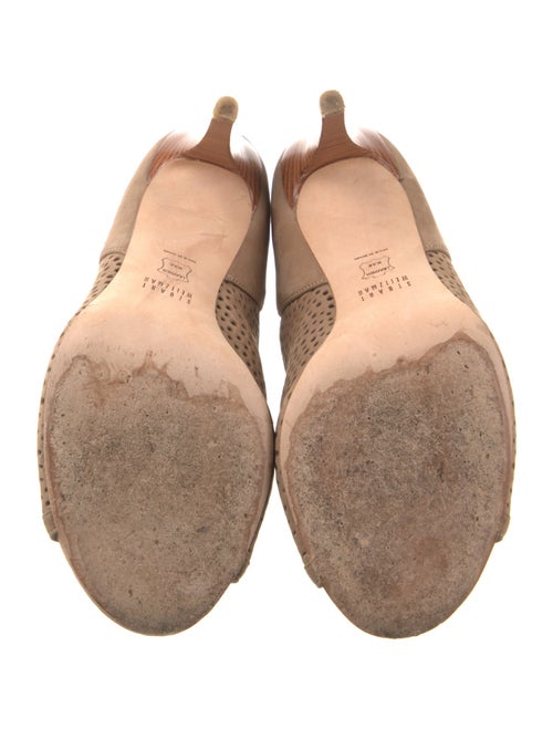 Stuart Weitzman Suede Lasercut Accents Boots