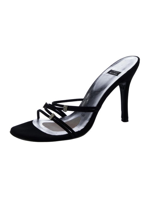 Stuart Weitzman Crystal Embellishments Slides