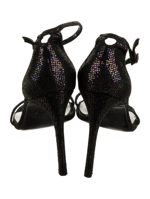 Stuart Weitzman Glitter Accents Sandals