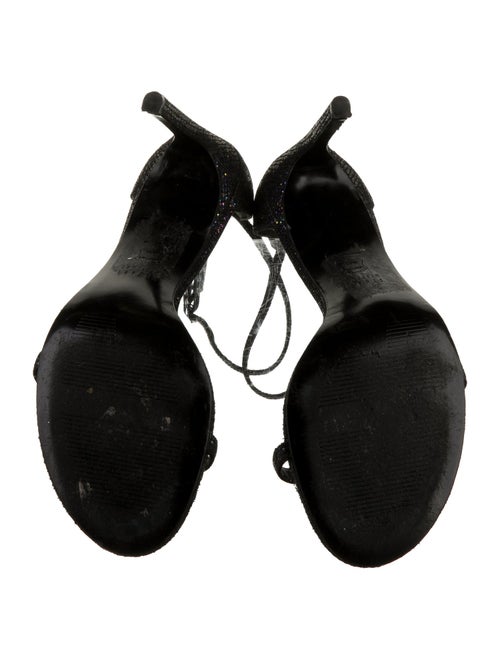 Stuart Weitzman Glitter Accents Sandals