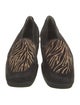 Stuart Weitzman Suede Animal Print Loafers
