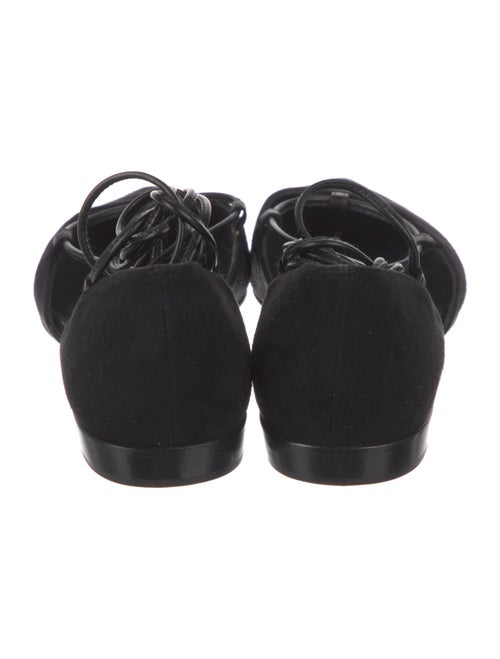 Stuart Weitzman Suede D'Orsay Flats