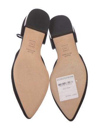 Stuart Weitzman Suede D'Orsay Flats