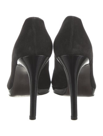 Stuart Weitzman Suede Crystal Embellishments Sandals