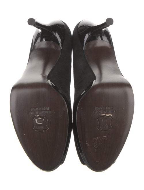 Stuart Weitzman Suede Crystal Embellishments Sandals