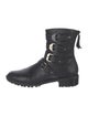 Stuart Weitzman Leather Moto Boots