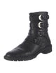 Stuart Weitzman Leather Moto Boots