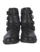 Stuart Weitzman Leather Moto Boots