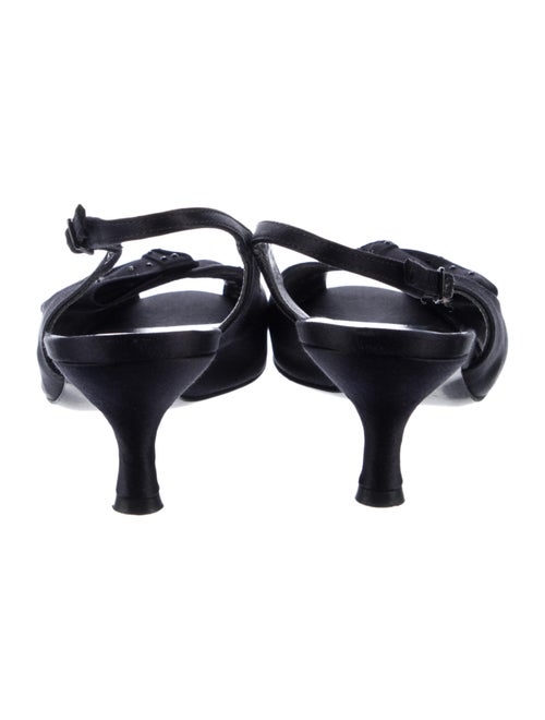 Stuart Weitzman Satin Slingback Pumps