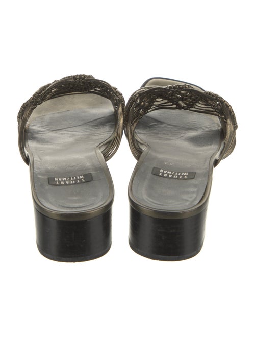 Stuart Weitzman Leather Slides