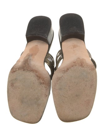Stuart Weitzman Leather Slides