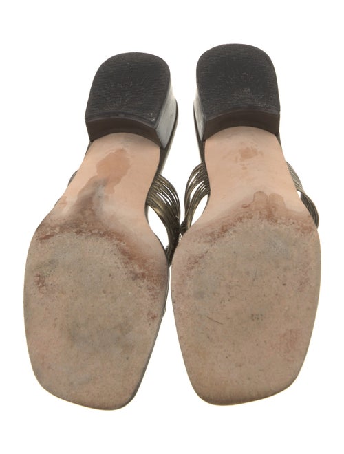 Stuart Weitzman Leather Slides