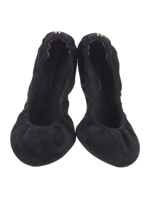Stuart Weitzman Suede Flats