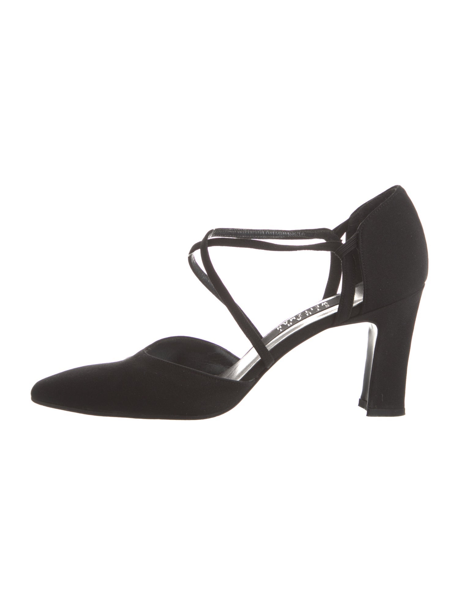 Stuart Weitzman Leather D'Orsay Pumps