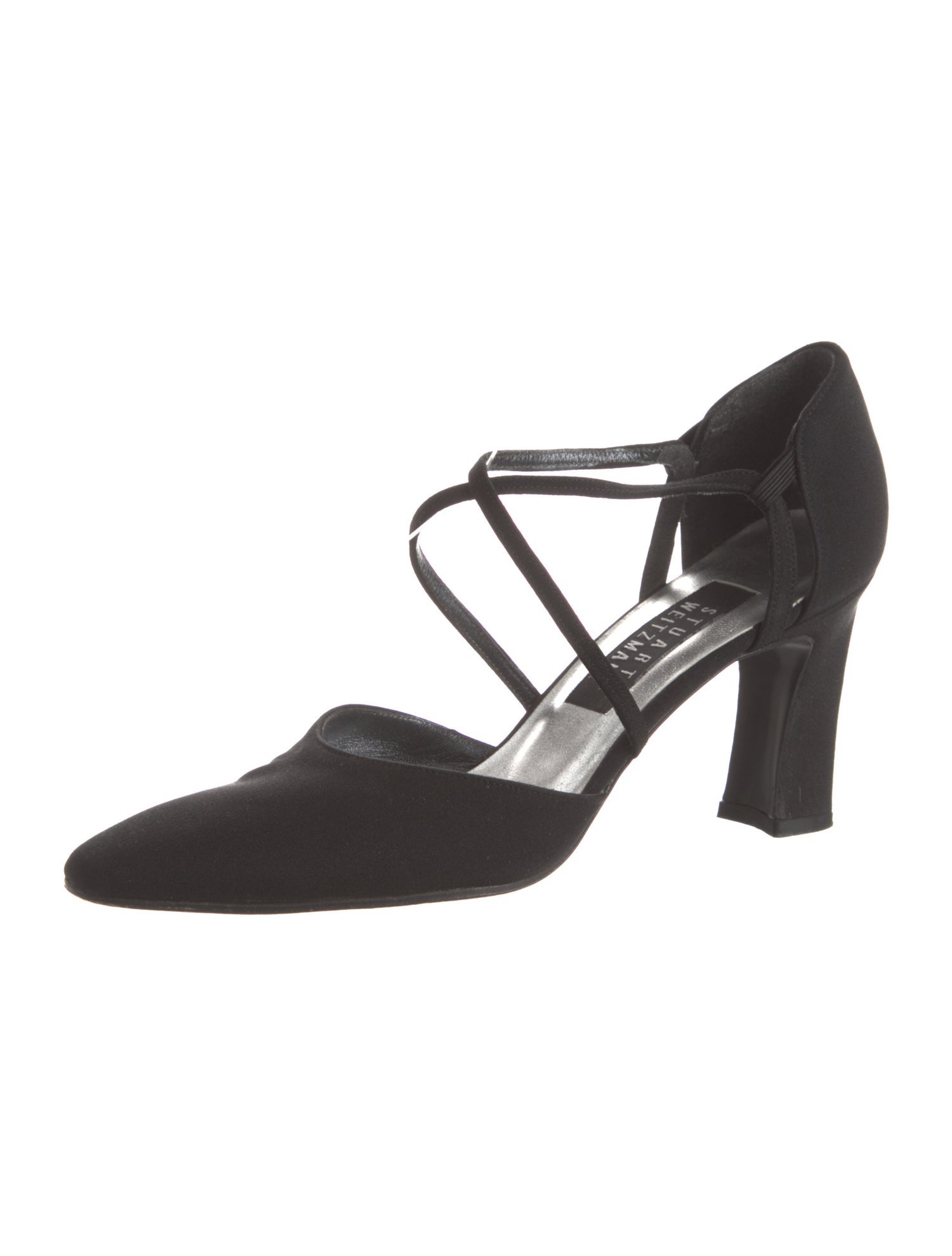 Stuart Weitzman Leather D'Orsay Pumps