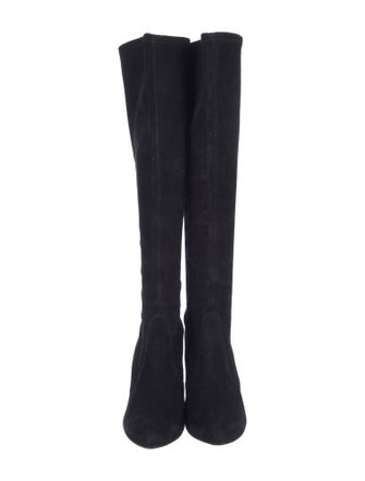 Stuart Weitzman Suede Sock Boots
