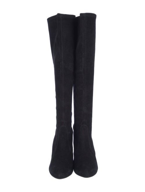 Stuart Weitzman Suede Sock Boots