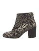 Stuart Weitzman Velvet Printed Boots