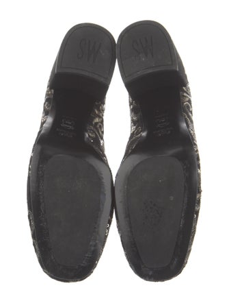 Stuart Weitzman Velvet Printed Boots