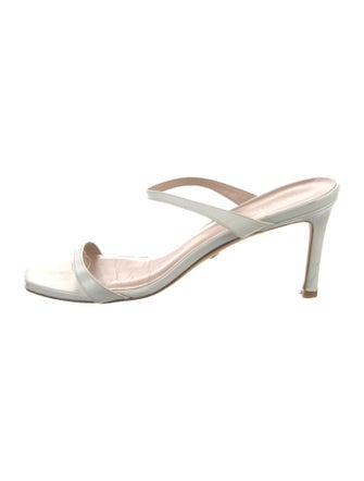 Stuart Weitzman Leather Slides