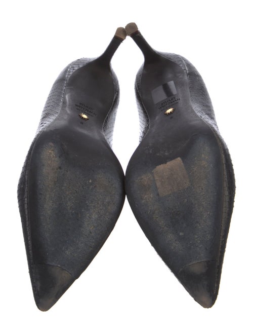 Stuart Weitzman Embossed Leather Pumps