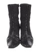 Stuart Weitzman Leather Lace-Up Boots